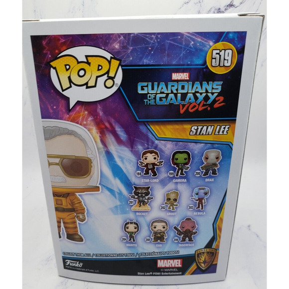 Funko Pop! 2019 NYCC Fall Convention Exclusive Stan Lee Astronaut #519 - Picture 13 of 16